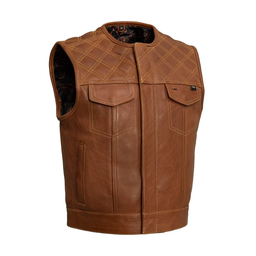 Rugged Ridge Men’s Premium Leather Riding Vest (Signature Collection)