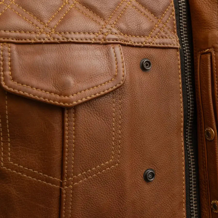 Rugged Ridge Men’s Premium Leather Riding Vest (Signature Collection)