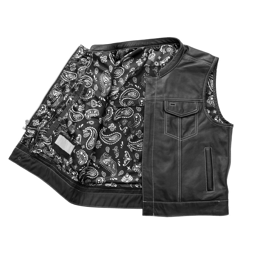Empire Edge Men's Motorcycle Leather Vest