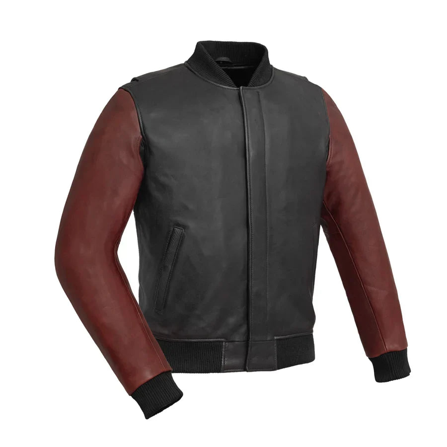 Steel Storm Men’s Genuine Leather Motorcycle Jacket