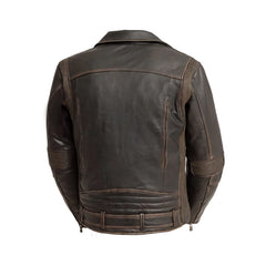 Throttle & Thread Men's Motorcycle Leather Jacket