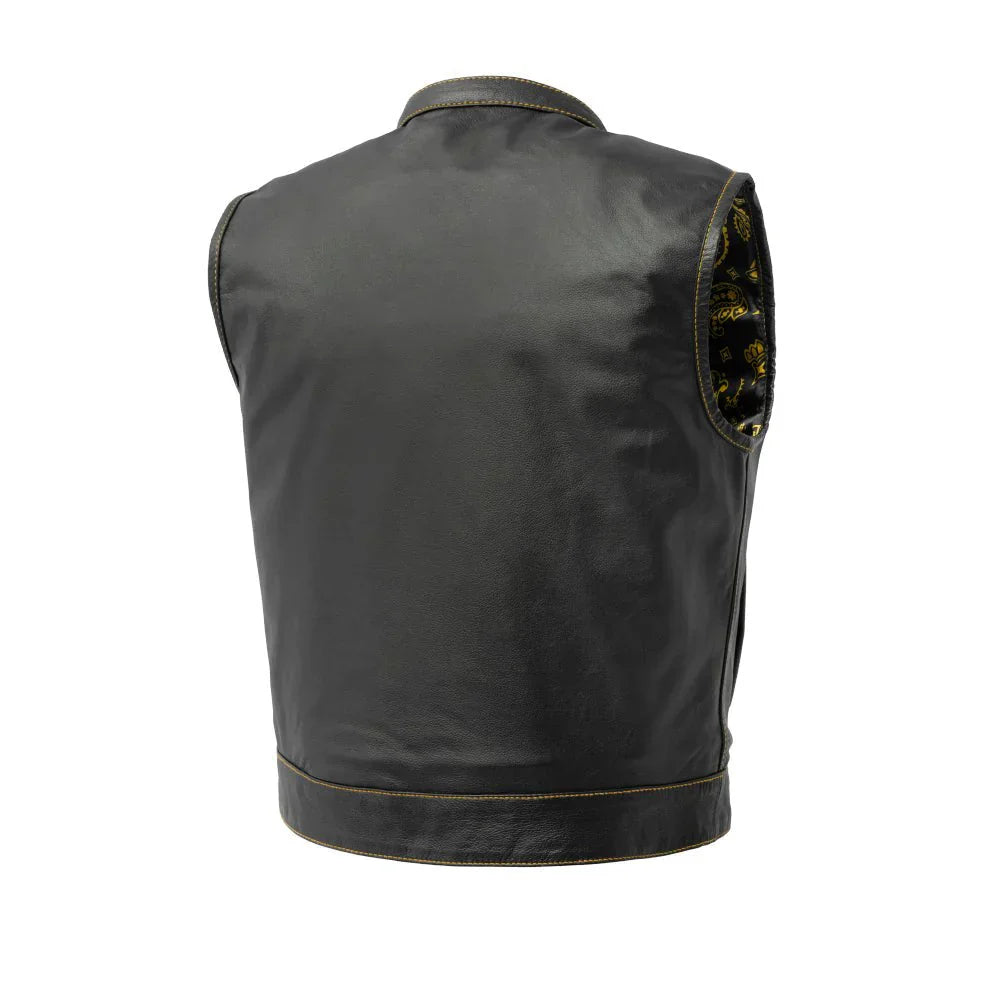 Empire Edge Men's Motorcycle Leather Vest